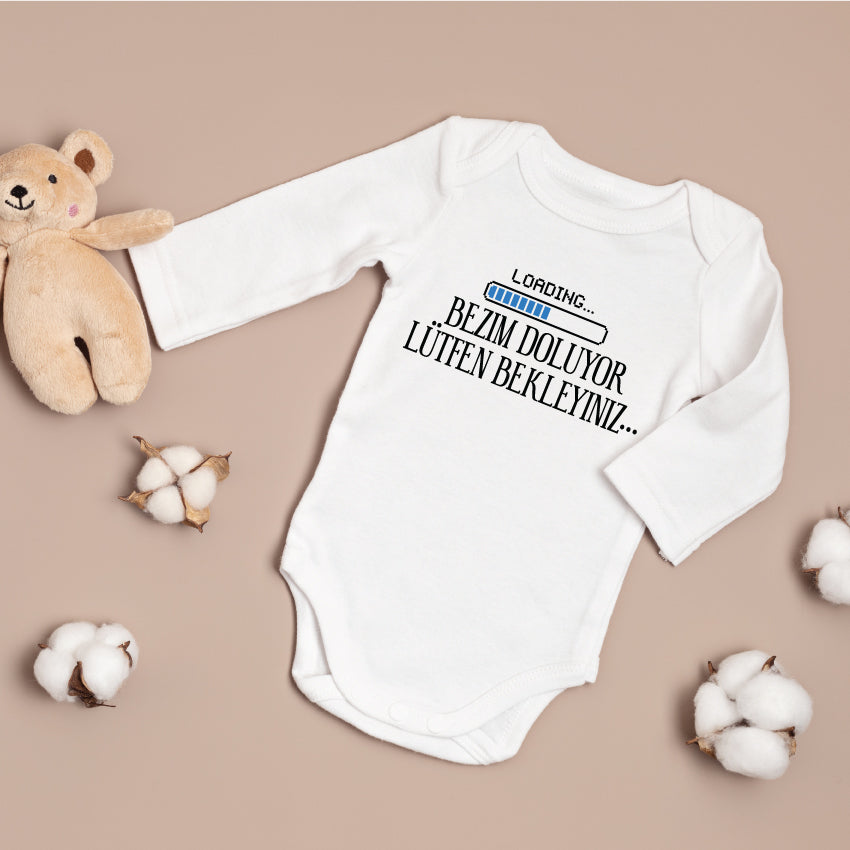 Baby romper - romper met foto/tekst naar keuze - gepersonaliseerde rompers - bebek zibin teyze - bezim doluyor