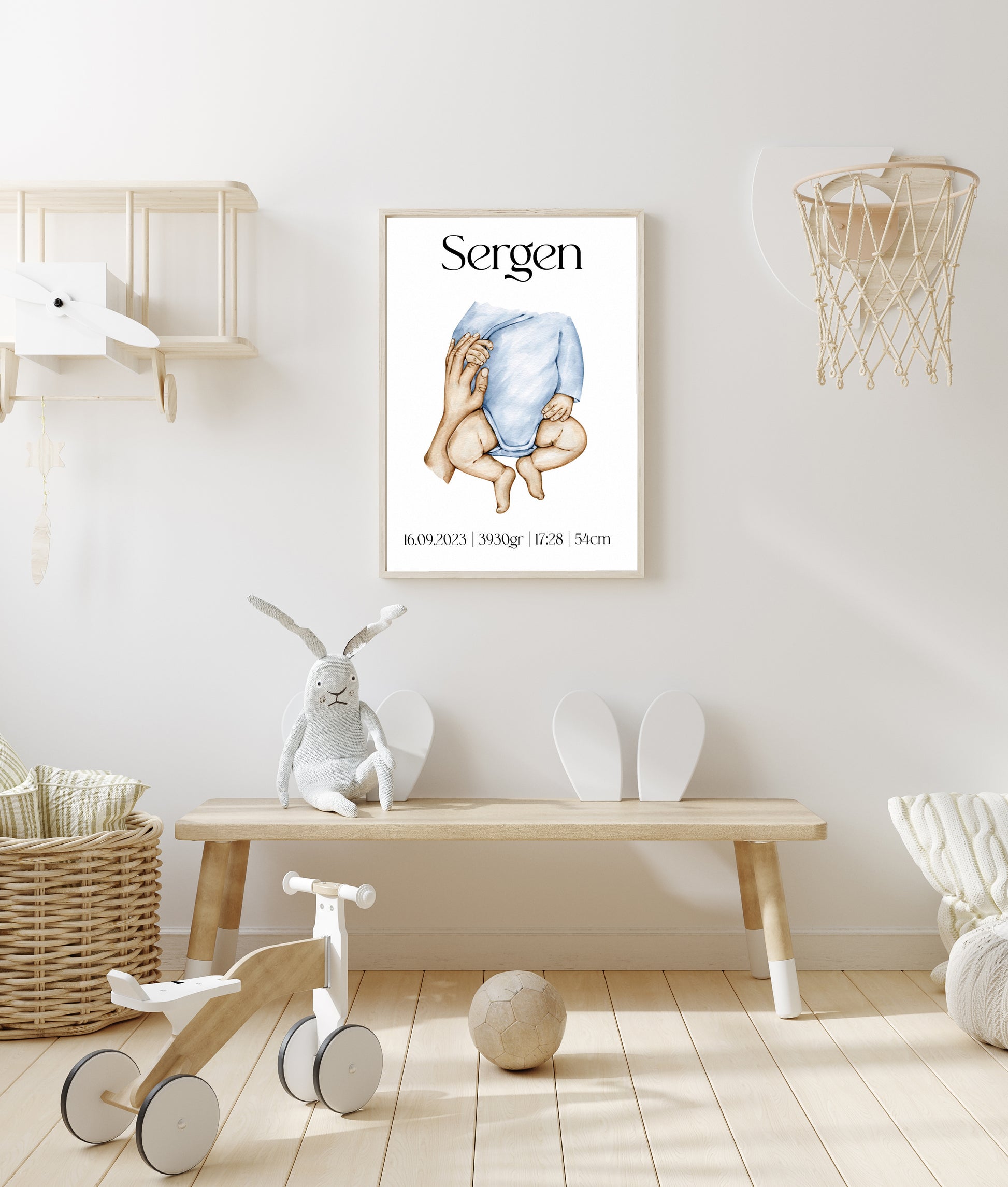 Gepersonaliseerde poster met handjes - new born cadeau - familie poster - kraam cadeau - ouders met kinder handjes - baby habdjes met hun ouders - new born cadeau - pasgeboren baby kado - familie met baby handjes -