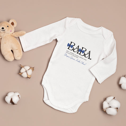 baby romper met foto en tekst - aankondiging van je baby - gepersonaliseerde baby romper