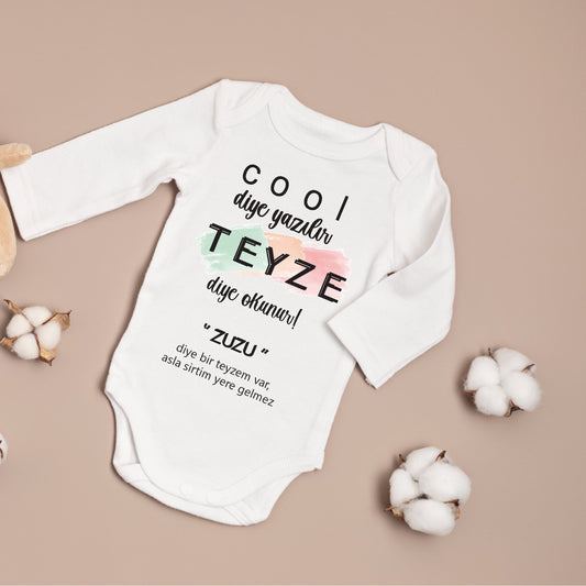 baby romper met foto en tekst - aankondiging van je baby - gepersonaliseerde baby romper