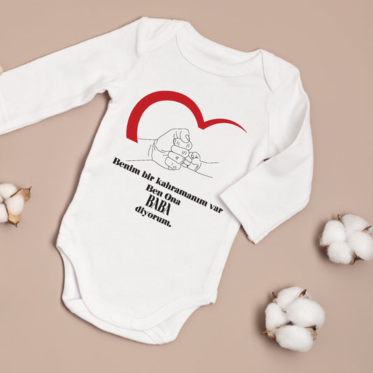 Baby romper - romper met foto/tekst naar keuze - gepersonaliseerde rompers - bebek zibin baba