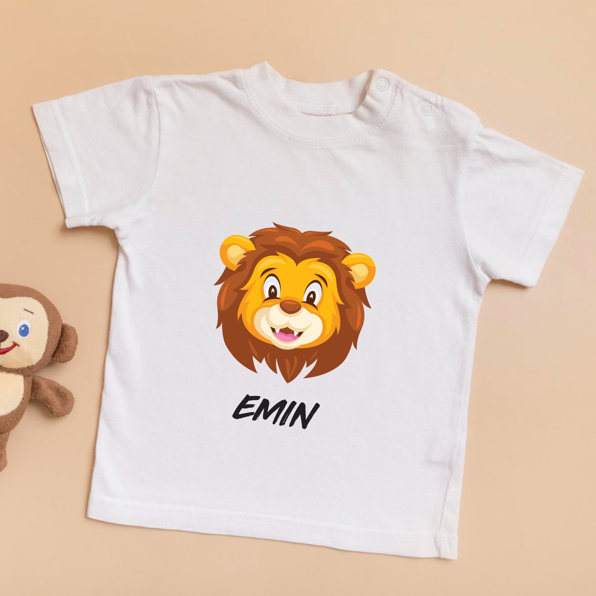 Kinder tshirt - tshirt met foto/tekst naar keuze - gepersonaliseerde tshirt - kinder shirt met naam - baby tshirt - t-shirt kinderen bedrukt - galatasaray lion - cimbom - gs tshirt