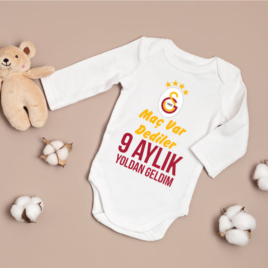 Baby romper met tekst/ foto - gepersonaliseerd romper - zibin - galatasaray - fenerbahce - takimlar forma zibin - mizah zibinlar