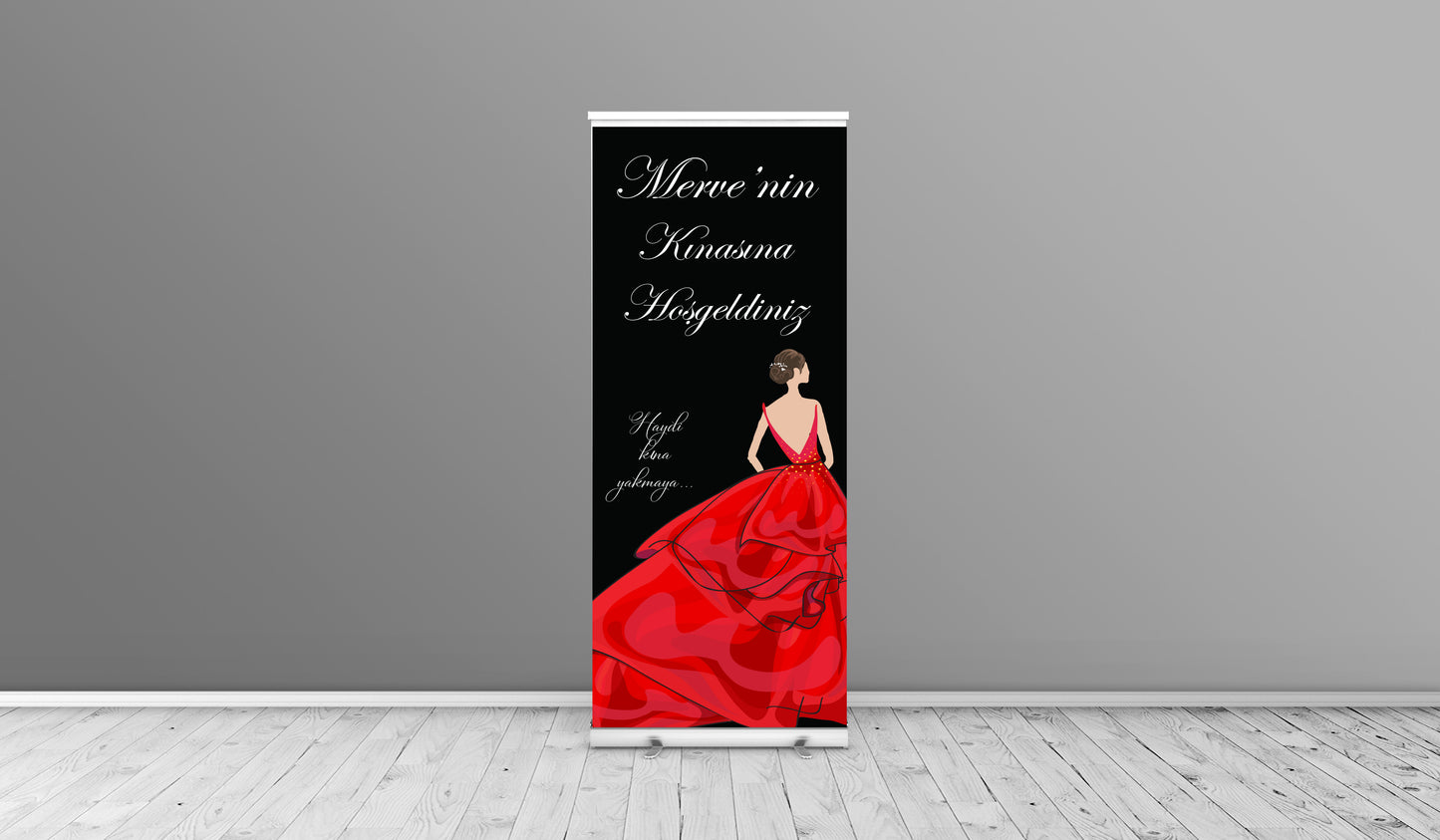 Rollup banner voor elke gelegenheid - roll up wedding -verloving - verjaardag - evenement - gepersonaliseerde rollup