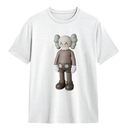 KAWS-T-shirt-volwassenen - Streetwear-T-shirt - Kunst-T-shirt - Uniek-design - Exclusieve-KAWS-kleding - Moderne-kunst-T-shirt - KAWS-print