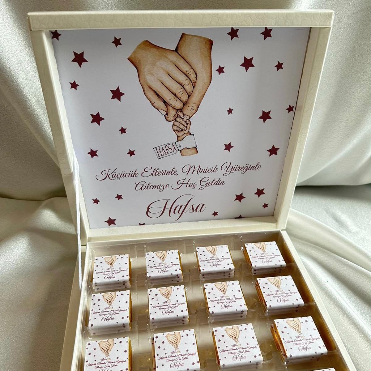 chocobox - gepersonaliseerde chocolade met tekst / foto - isteme cikolata - kiz isteme - damat  - new born gift - kraamcadeau - pasgeboren baby kado