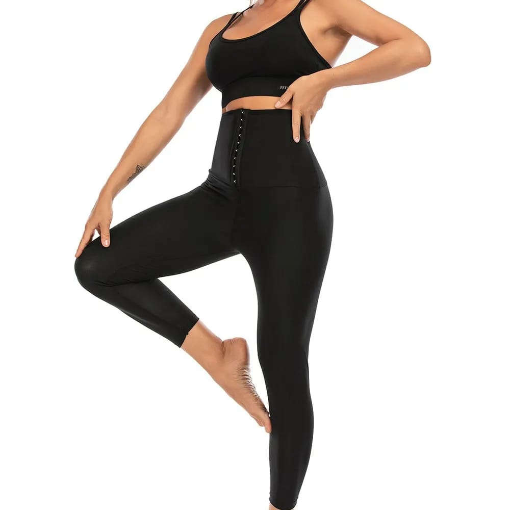 zweet legging - afslank legging - sportlegging - legging met waistrainer