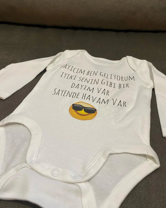 Baby romper - romper met foto/tekst naar keuze - gepersonaliseerde rompers - bebek zibin