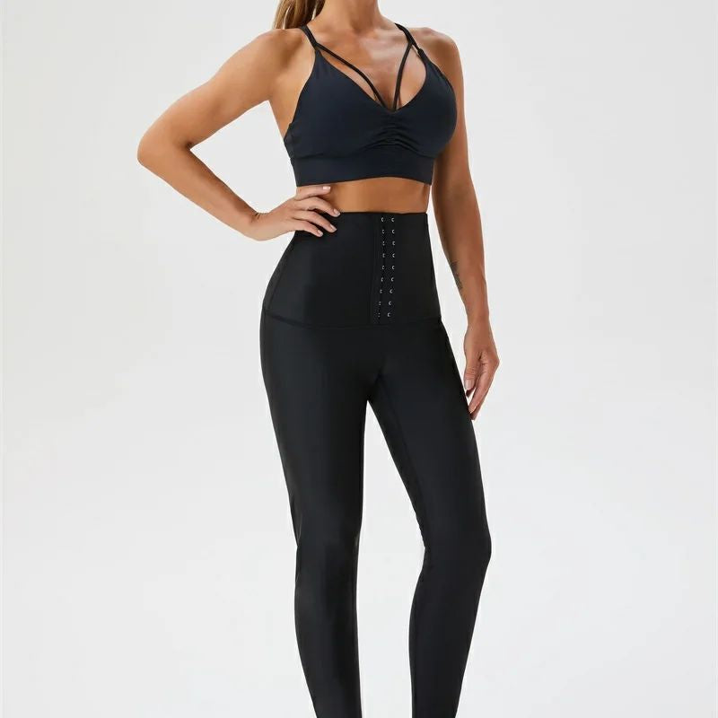 zweet legging - afslank legging - sportlegging - legging met waistrainer