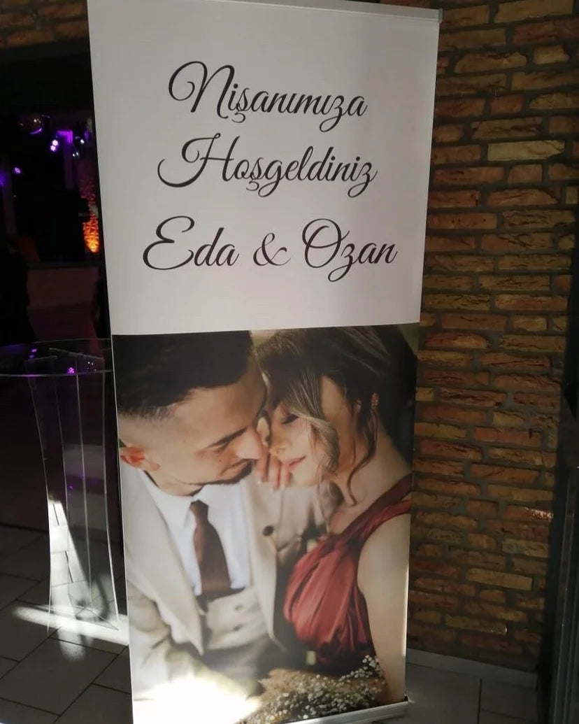 Gepersonaliseerde rollup banner voor elke gelegenheid - 85x200cm