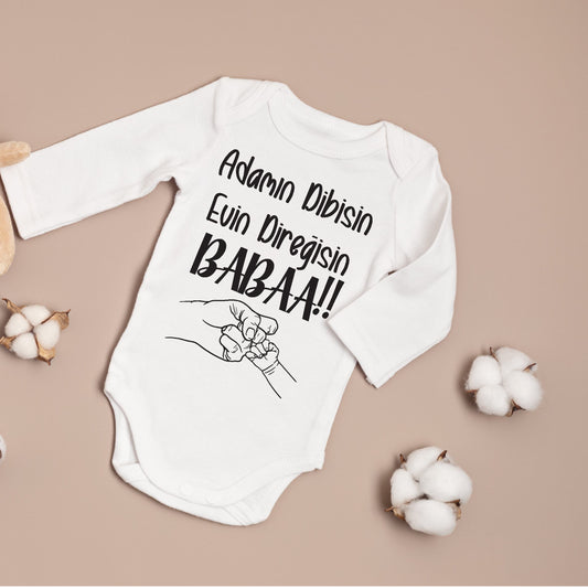 baby romper met foto en tekst - aankondiging van je baby - gepersonaliseerde baby romper - bebek zibin